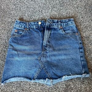TopShop Moto Jean Skirt
